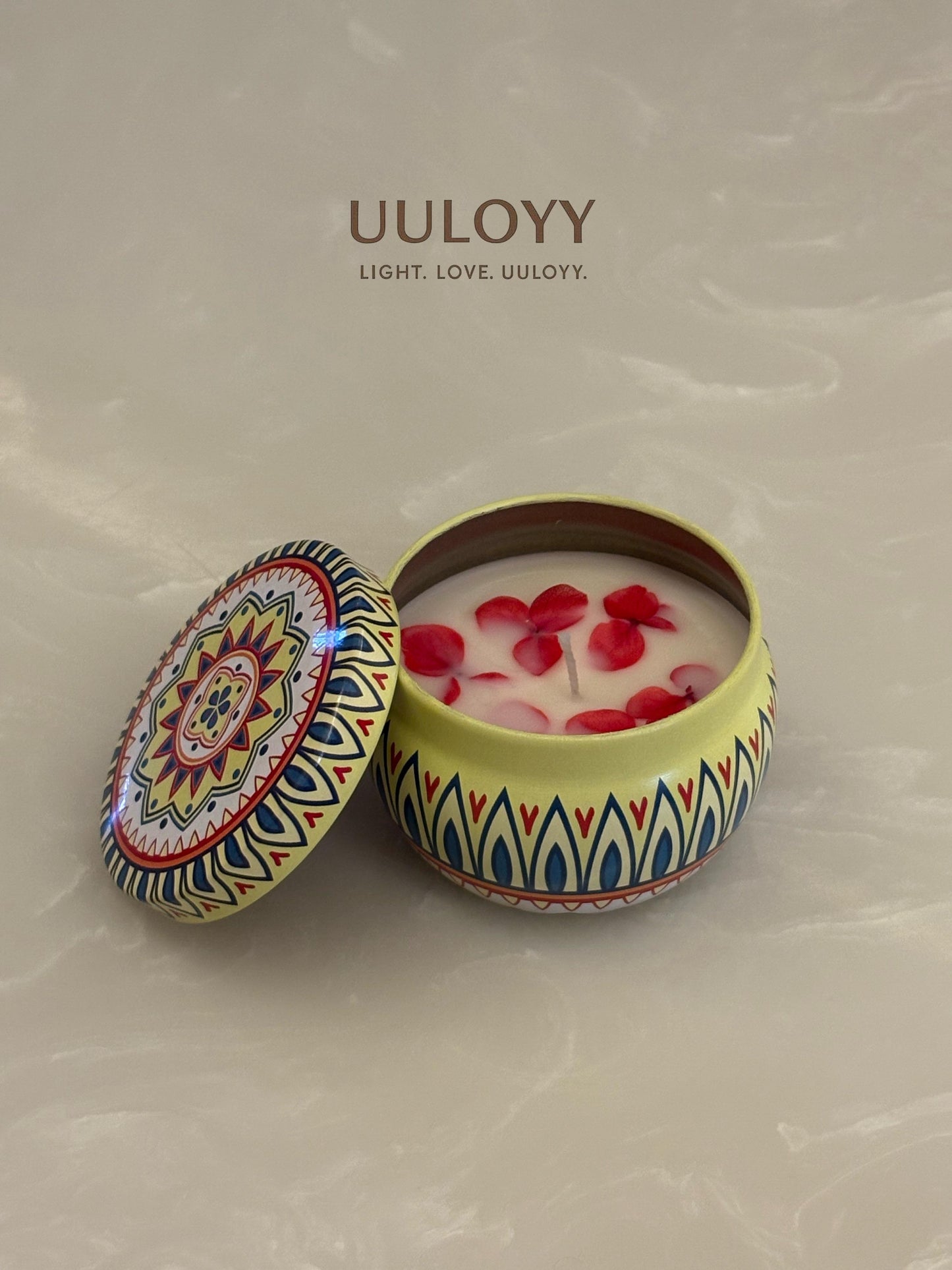 Metal Scented Candle