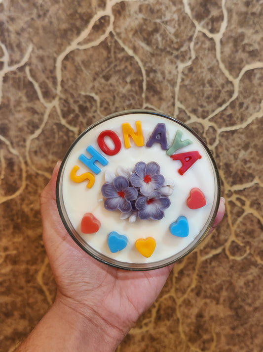 Customized Name Candle