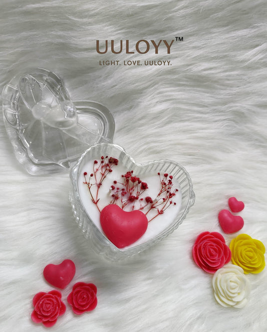 Heart Bloom Candle